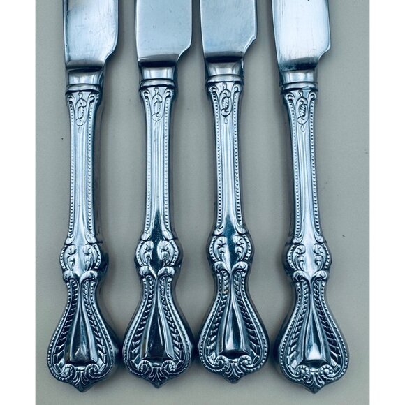Set of 4 Towle OLD COLONIAL 18/10 Stainless Dinner Table Knives - Picture 2 of 5